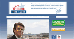 Desktop Screenshot of jeffwilliamsformayor.com